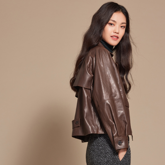 [로보] 이태리 베지터블 크롭 재킷 DJK20C305 - 상세 이미지 2