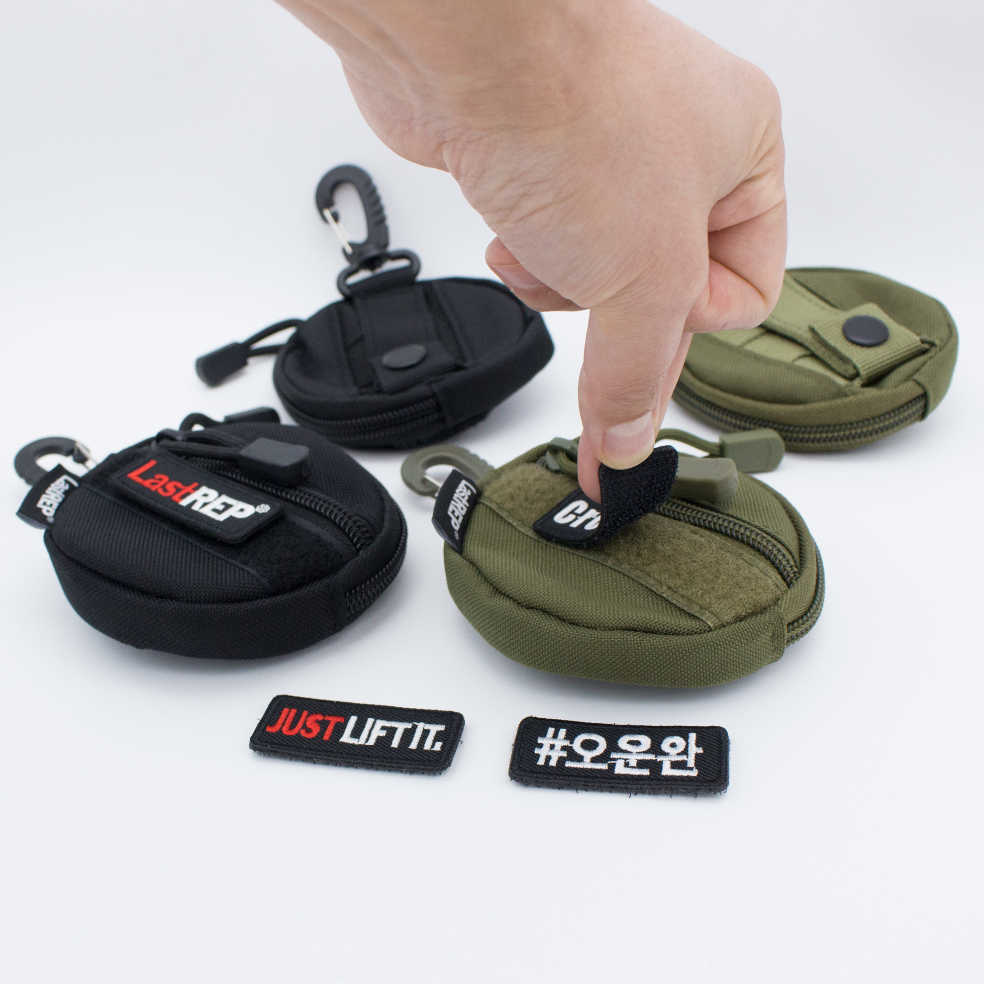 라스트랩 패치 파우치 에어팟 갤럭시 버즈 케이스 크로스핏 헬스 이미지 4