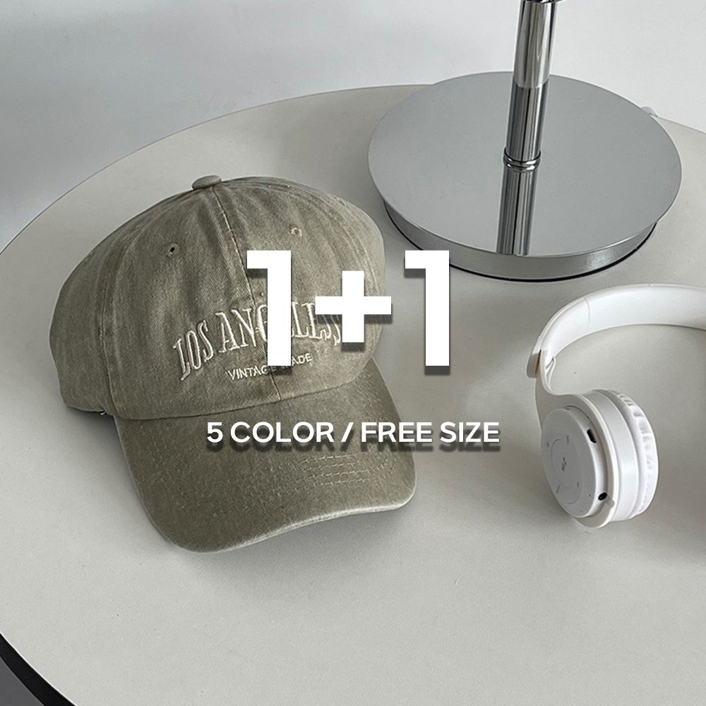 1+1 남자볼캡 대두모자 - 상세 이미지 2