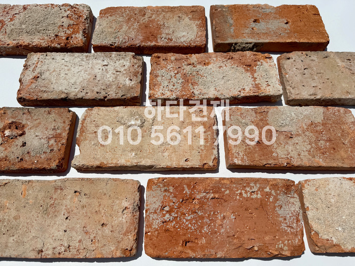 고벽돌 킹타일 240x110x20T 적고벽돌타일(홍고) / 하다건재