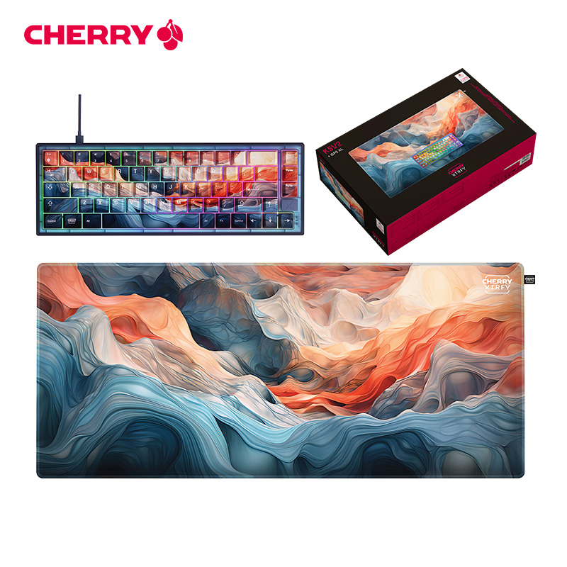 체리 엑스트리파이 XTRFY K5V2 RGB 기계식 커스텀 키보드 핫스왑 적축 MX2A (장패드 포함) - 상세 이미지 3