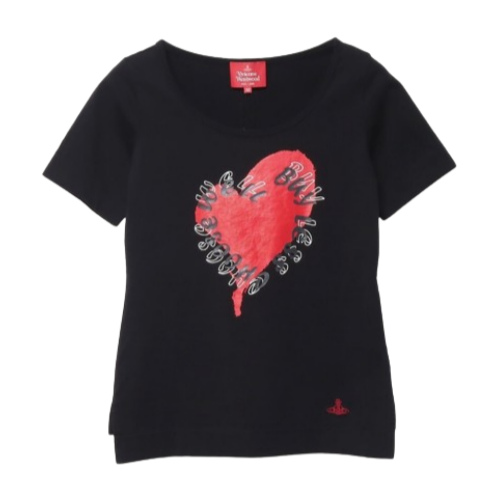 비비안웨스트우드 반팔티 BLCW HEART round neck T-shirt 506321740 - 상품 이미지