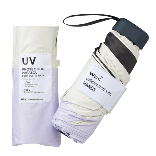 Wpc 핸즈 차광 키리츠기 접이식 타이니 53cm 양산 / UV 자외선차단 일본우산