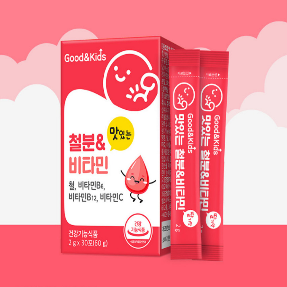 어린이 철분제 초등학생 유아 돌 아기 키즈 3박스 3개월분 - 상세 이미지 3