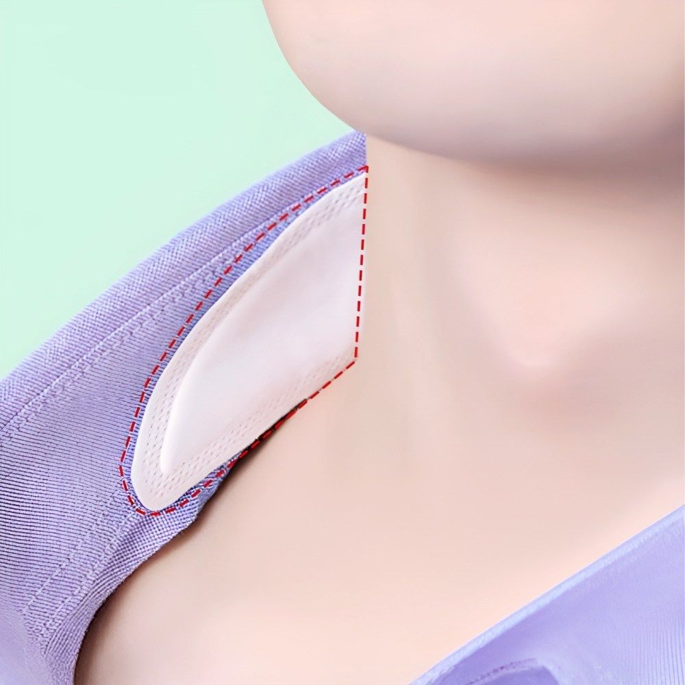 10p+10p 모자 캡 가드 쉴드 땀 흡수 패드 테이프 변색 오염 방지 - 상세 이미지 2