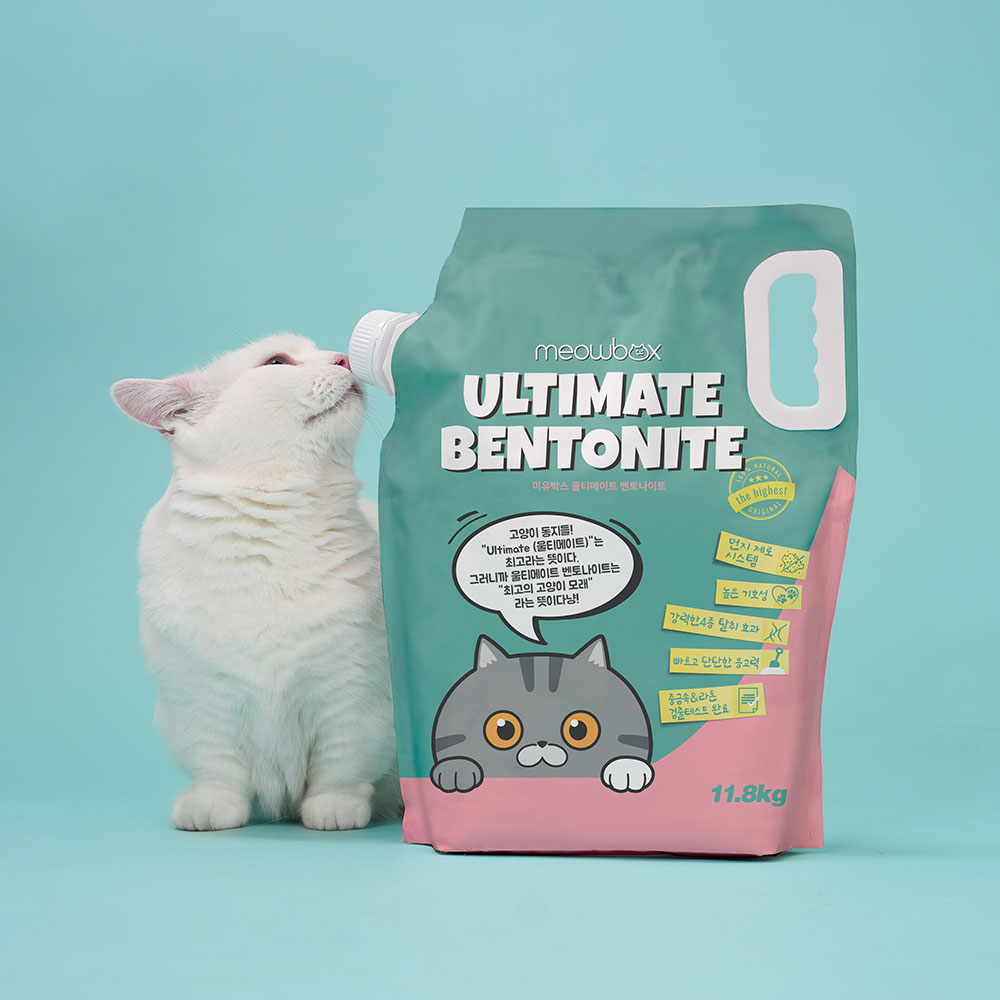 미유박스 고양이모래 벤토나이트 저먼지 응고 탈취력 우수 11.8kg, 1개 제품 이미지