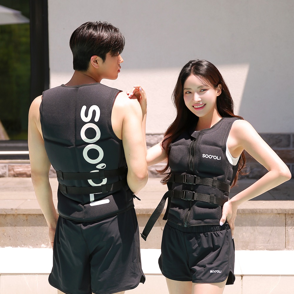 수올리 부력보조복 성인 남자 여자 워터파크 바다 물놀이 수영장 라이프자켓