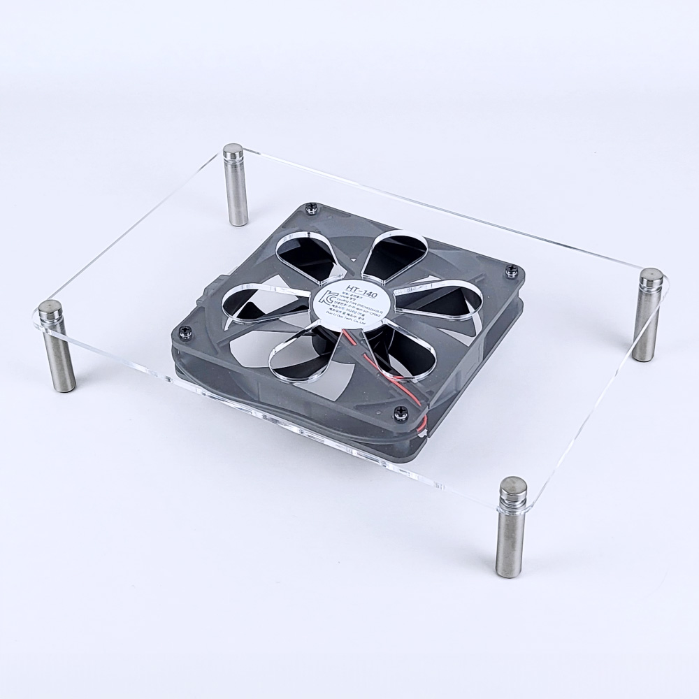 140mm 대형 미니피씨 라우터 앰프 허브 USB 저소음 쿨러 쿨링팬 - 상품 이미지