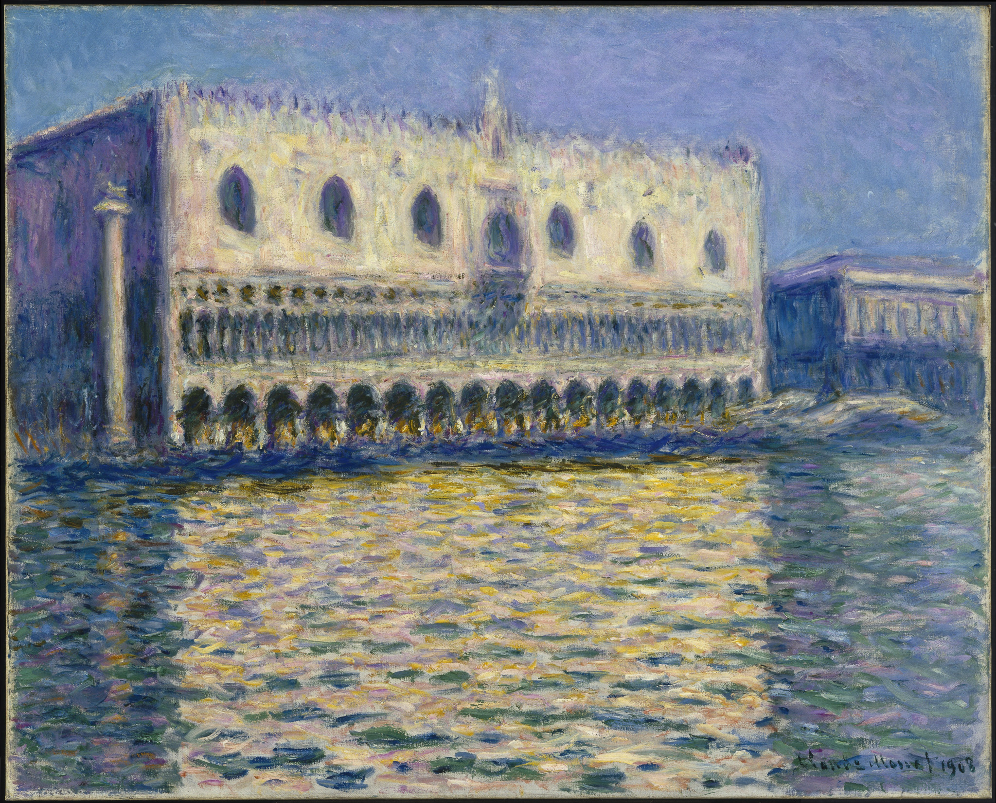 The Doges Palace (Le Palais ducal) 아트포스터 감성선물 모네 - 상품 이미지