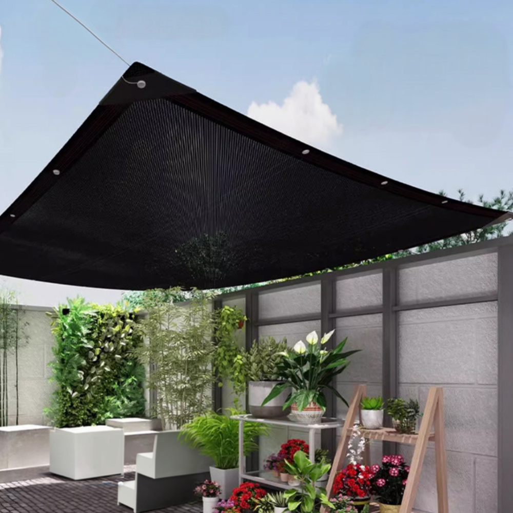 햇빛가림막 차광망 차광막 농막 옥상 주차장 바람막이 그늘막 주차천막 2M