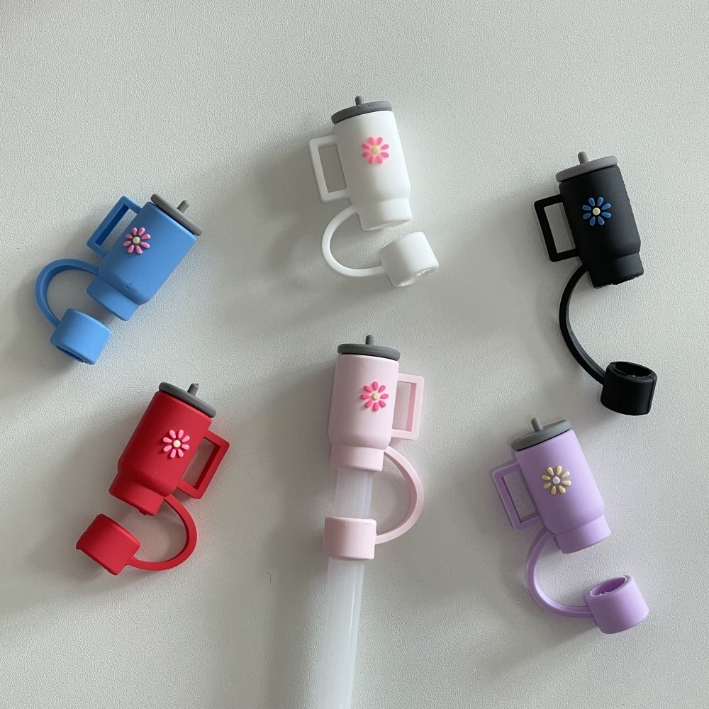 텀블러 빨대 마개 10mm 실리콘 텀블러 꾸미기 실리콘 빨대 마개 텀블러 활용법