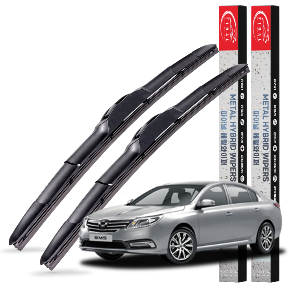 1+1 르노 SM5 전차종 메탈 하이브리드 와이퍼 윈도우브러쉬 3S 600+400mm - 상품 이미지