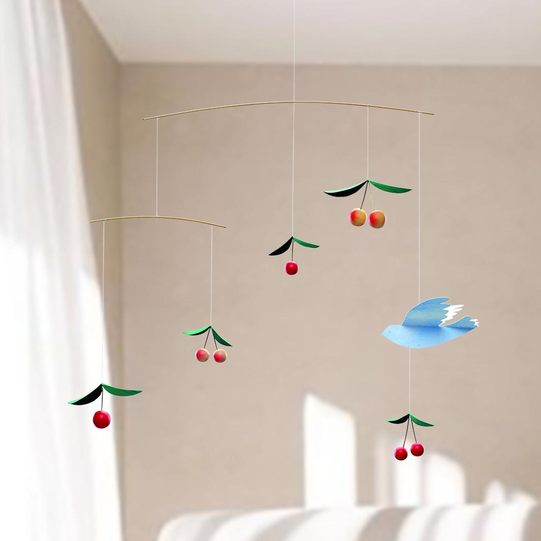 플렌스테드 모빌 체리나무와 새 Flensted Mobiles Cherry Birds - 상품 이미지