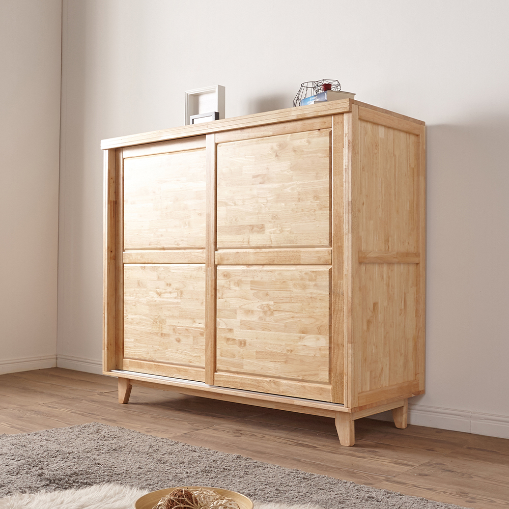 브휘트 원목옷장 슬라이드옷장 슬라이딩장롱 입본장 1500x550x1366mm, 네추럴