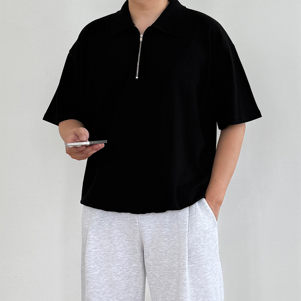 쿨티셔츠 반팔맨투맨 무지티 - 상품 이미지