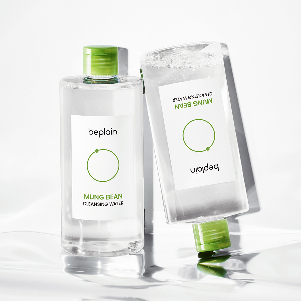 비플레인 녹두 클렌징 워터 400ml, 2개 - 상품 이미지