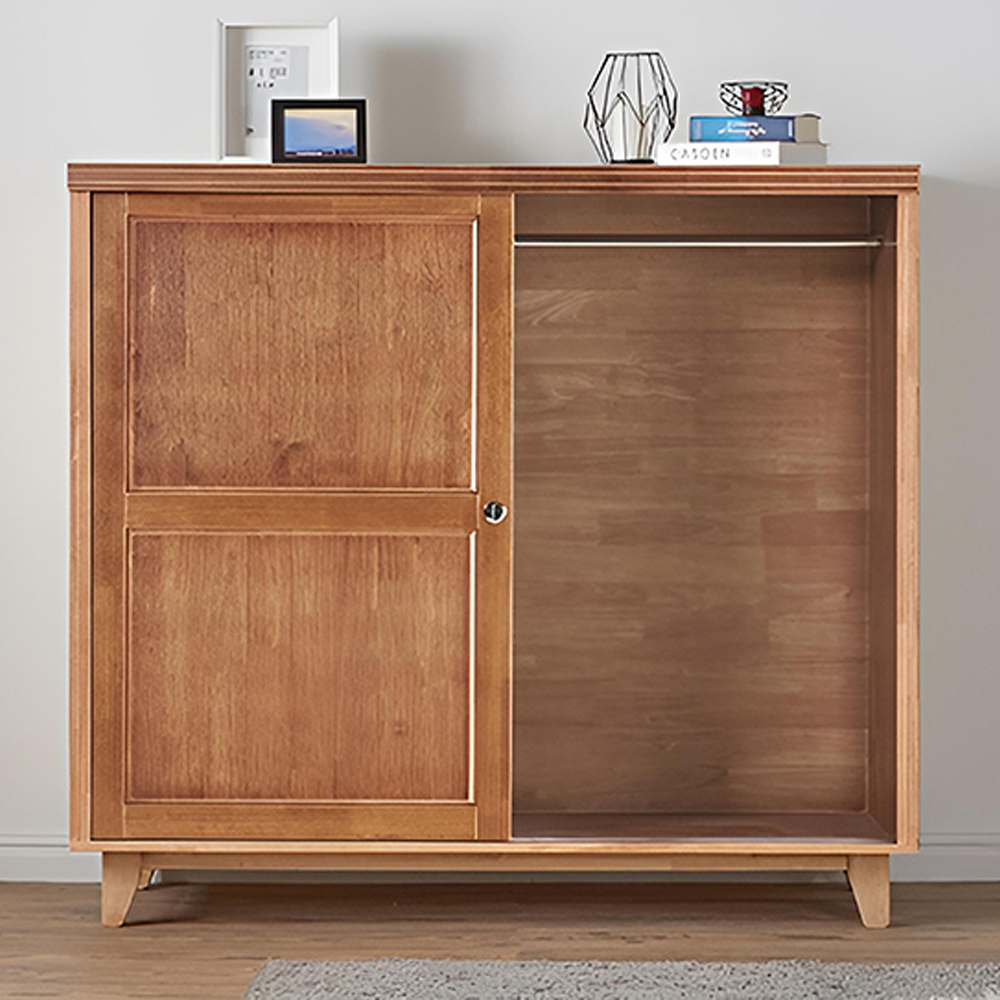 브휘트 원목옷장 슬라이드옷장 슬라이딩장롱 입본장 1500x550x1366mm, 월넛