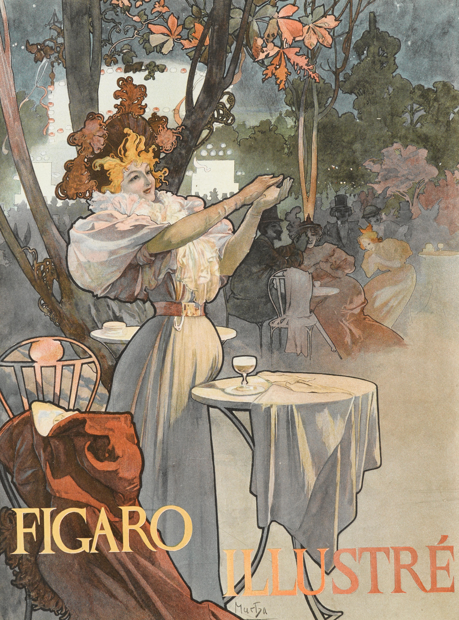 figaro 아트포스터 감성선물 무하 - 상품 이미지