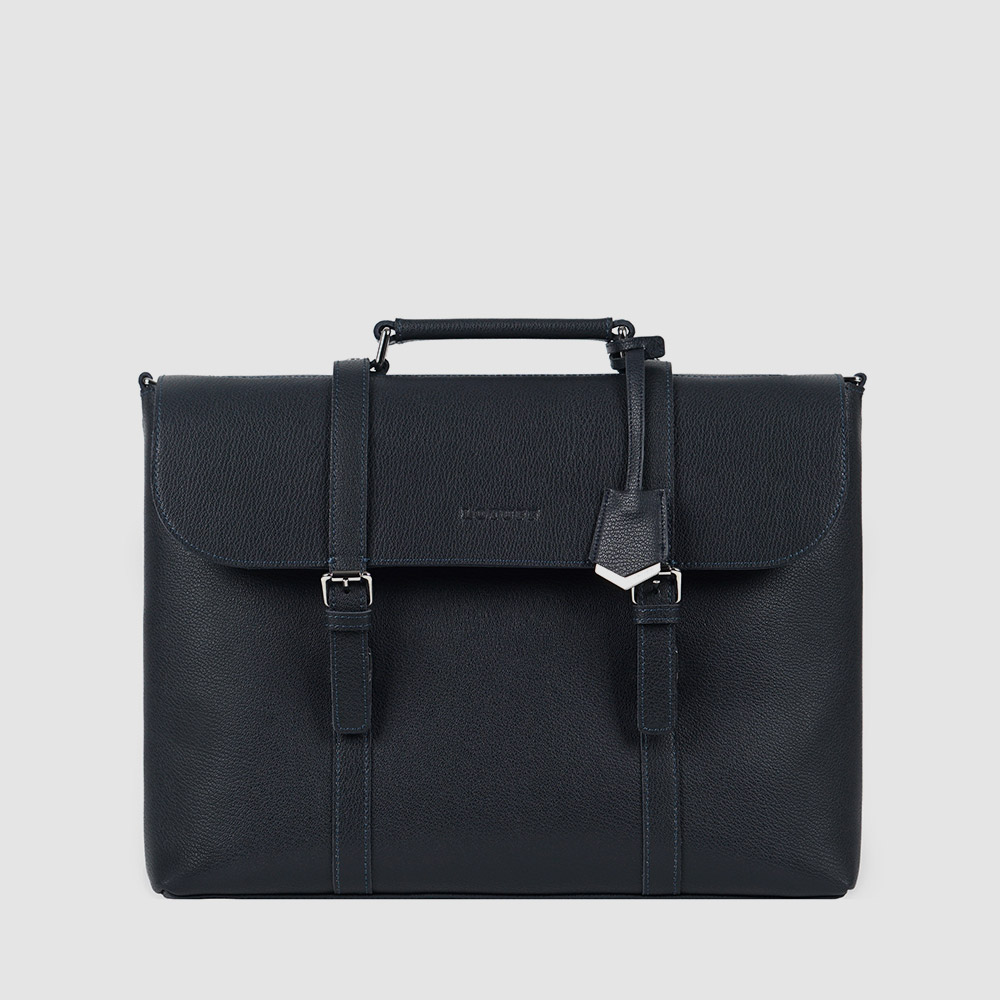 남자 서류가방 로터프 LO-0916 NV 네이비 / 가죽 직장인 회사원