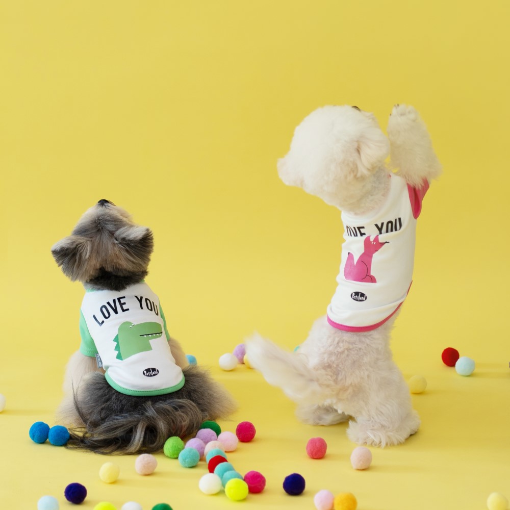 강아지 봄옷 실내복 강아지옷 버디즈러브유 티셔츠