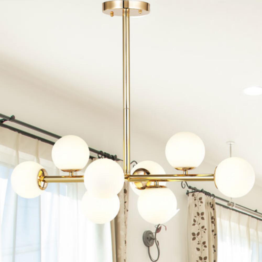 무료+당일발송/KC인증 6인용식탁등 LED 펜던트 조명 주방 식탁등 골드