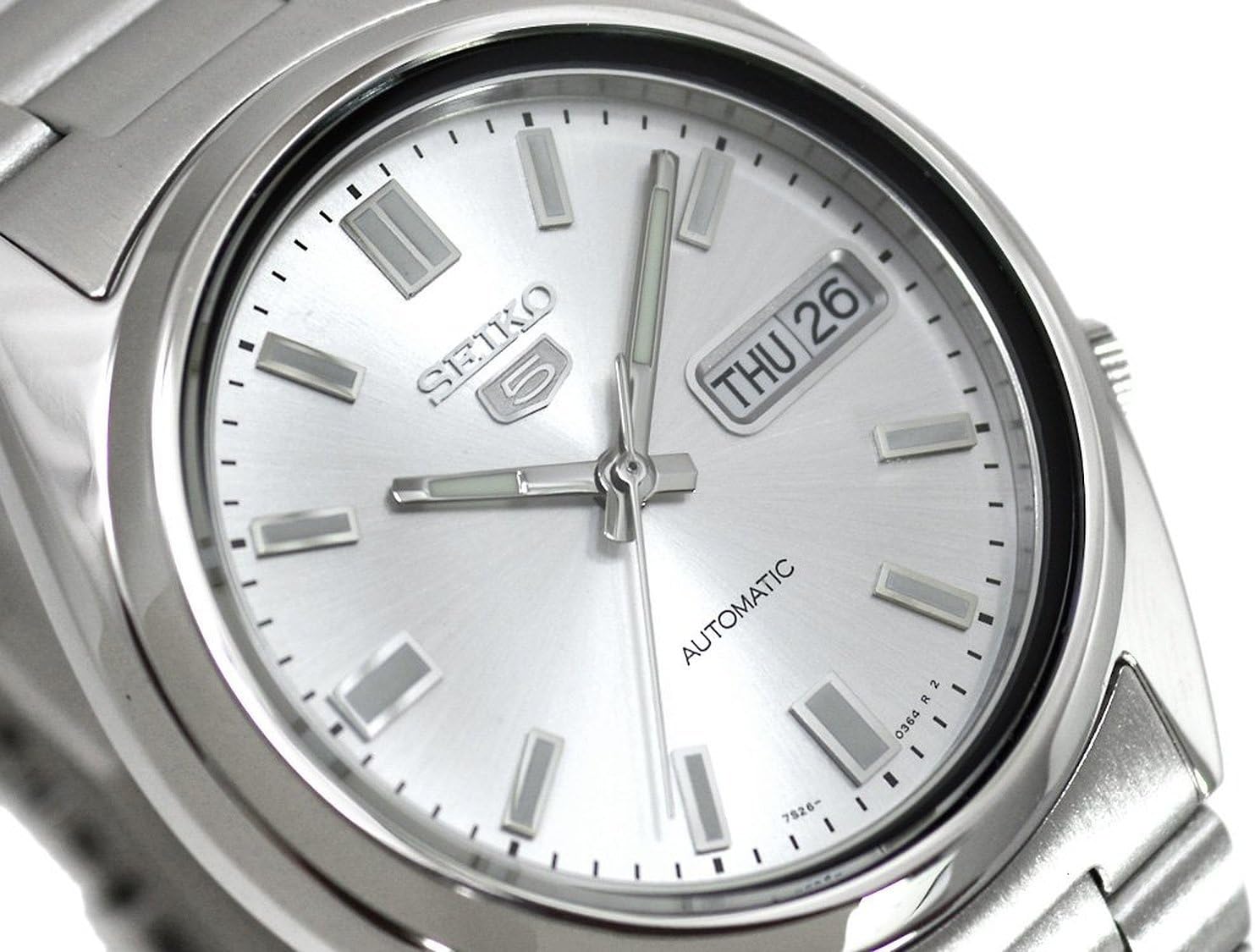 세이코 SEIKO 5 오토매틱 남성 메탈 손목 시계 SNXS73K1 실버 - 상세 이미지 4