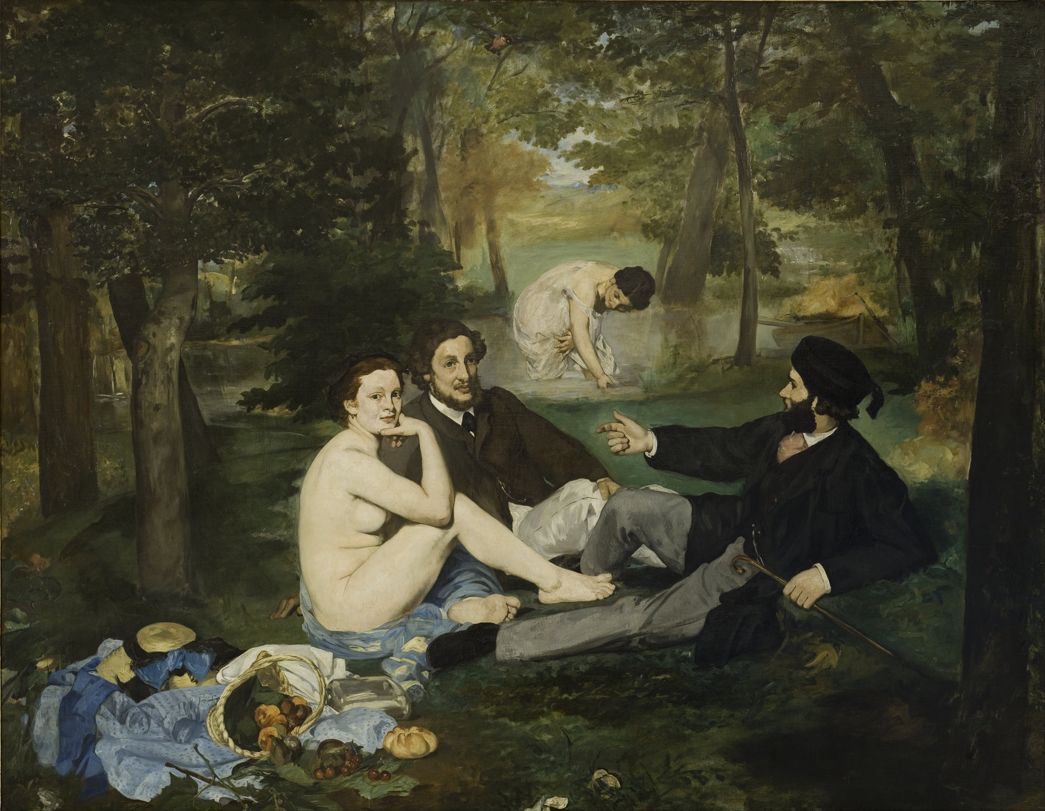 Luncheon On The Grass 아트포스터 감성선물 마네 - 상품 이미지