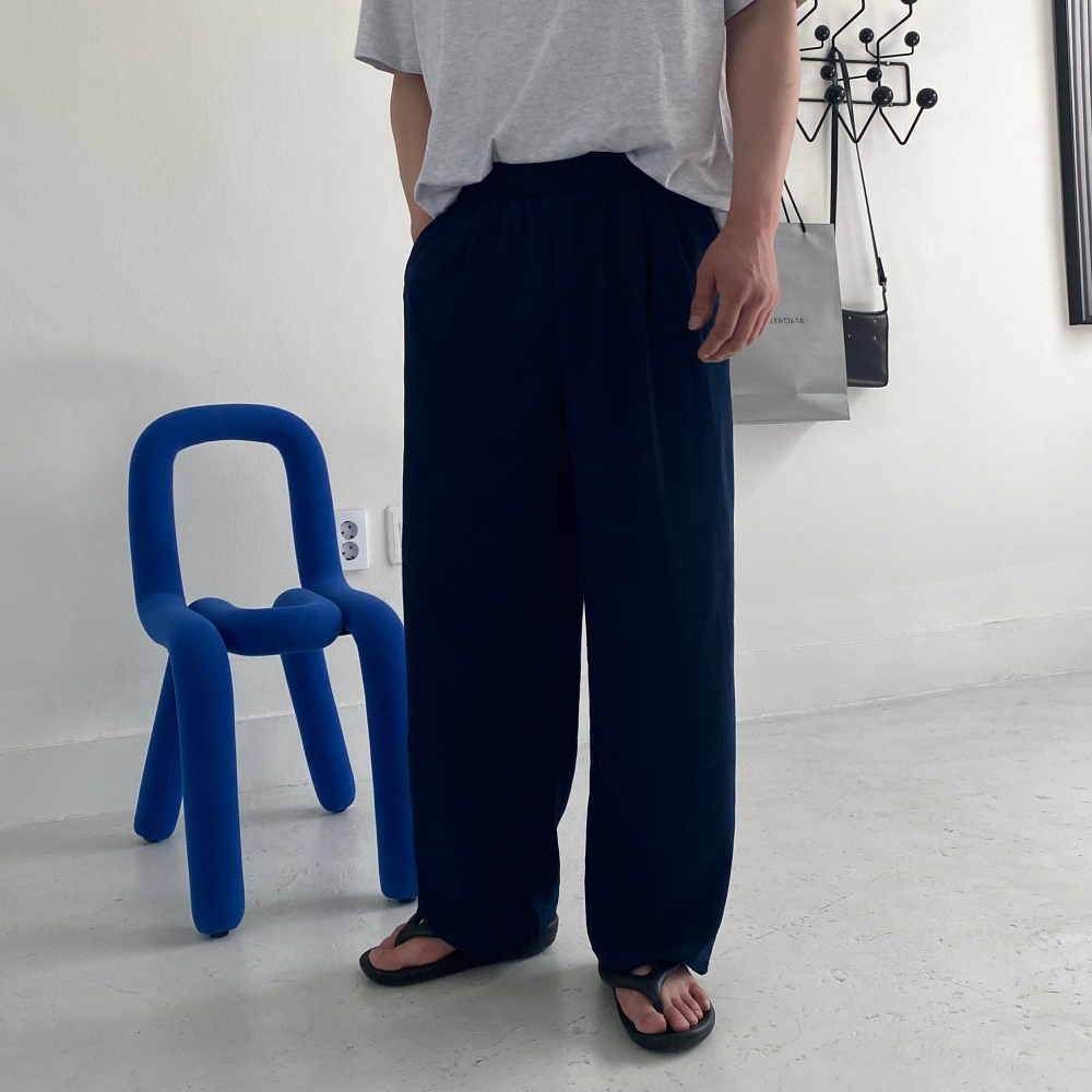 남성마바지 남자통바지 남자여름와이드팬츠 - 상세 이미지 2