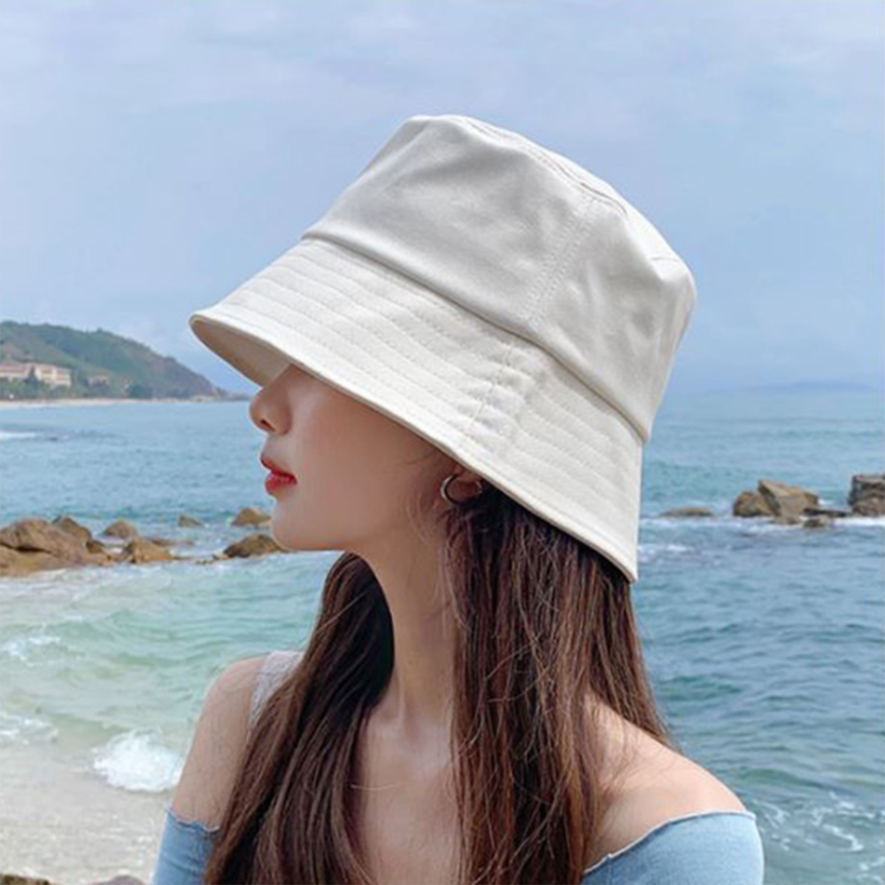 벙거지 모자 버킷햇 봄 여름 여자 여성 20대 무지 연예인 데일리 가을 심플 사파리 남자 - 상품 이미지
