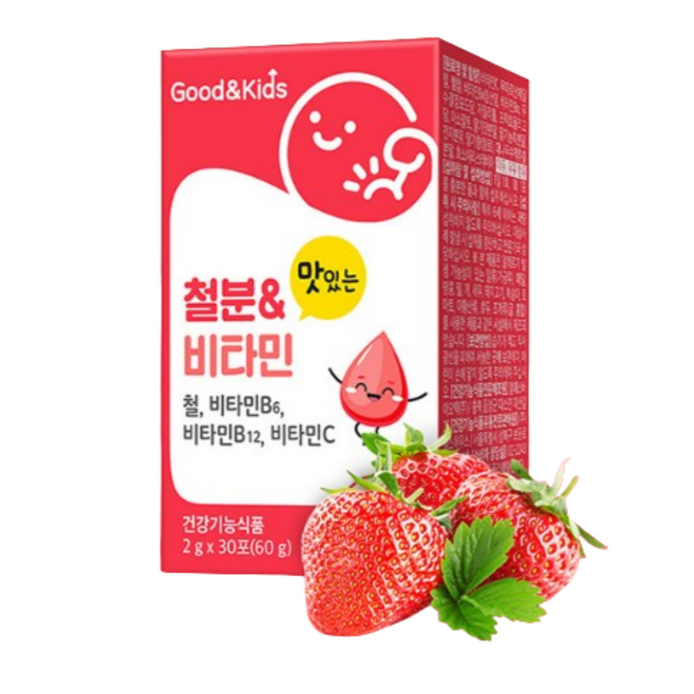 어린이 철분제 초등학생 유아 돌 아기 키즈 3박스 3개월분 이미지 6