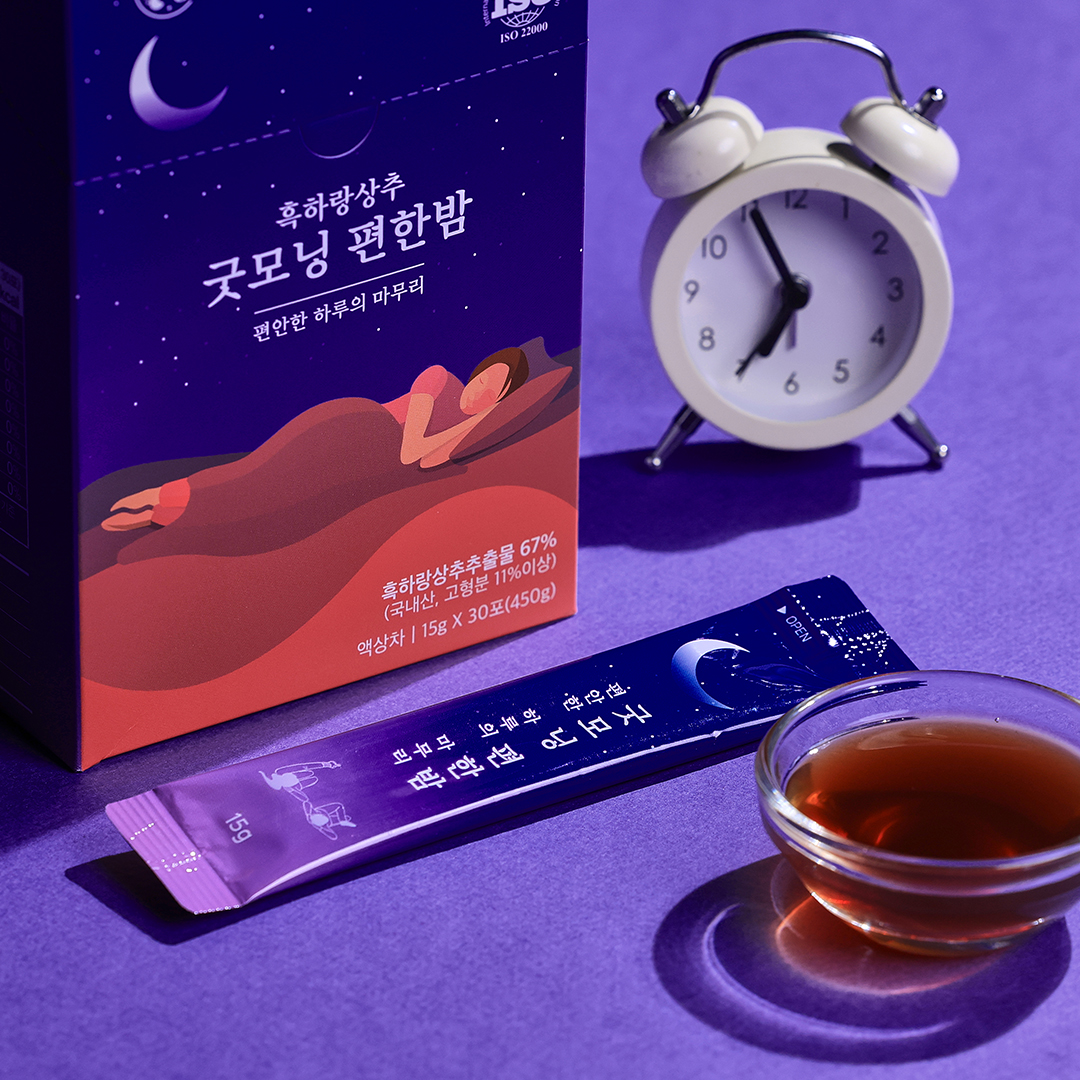 흑하랑 상추 편한하루 굿모닝편한밤 락투신 꿀잠 액상차 450g, 4개 - 상세 이미지 4