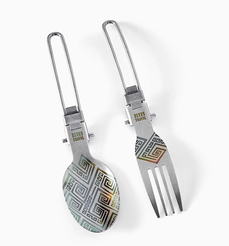 대륙의 도쿄크래프트 캠핑 수저 포크 세트 ETP