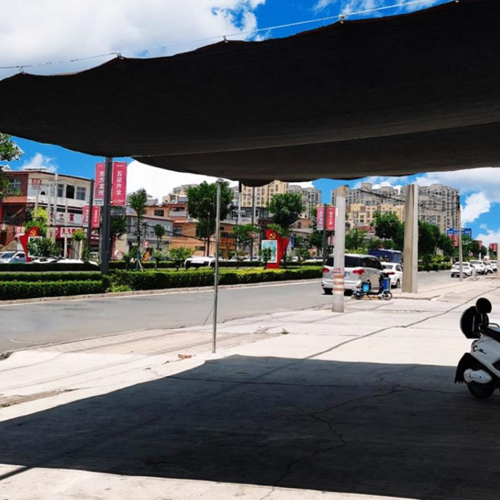 햇빛가림막 차광망 차광막 농막 옥상 주차장 바람막이 그늘막 주차천막 2M