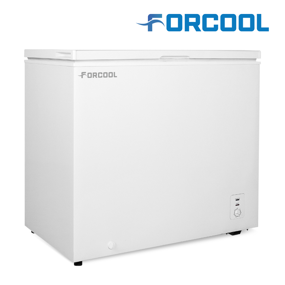 포쿨 업소용 아이스크림 냉동고 냉동식품 얼음컵 중형 급속 영업용 화이트 200L