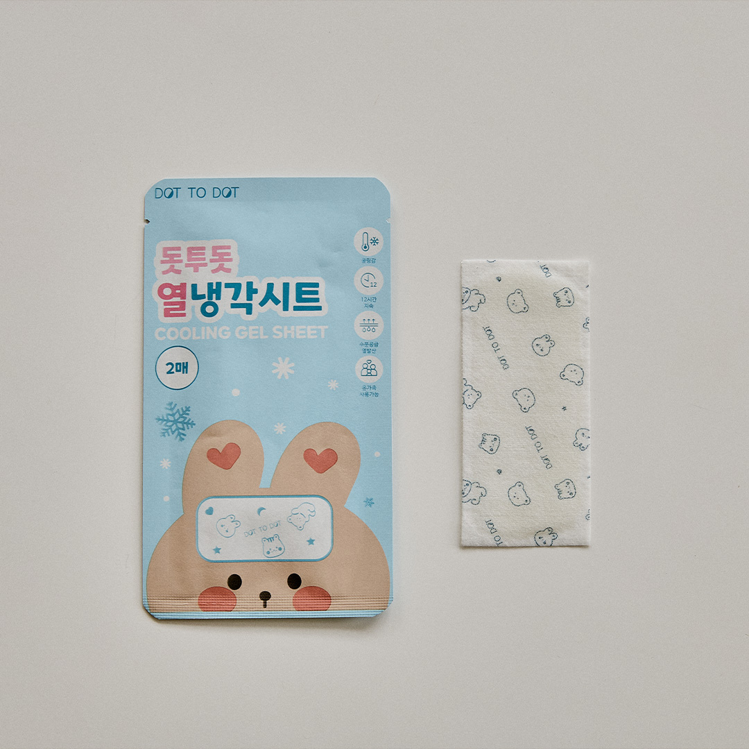 아가드X돗투돗 열냉각시트 6매 쿨패치 해열패치 냉찜질팩 쿨링패치 이미지 6
