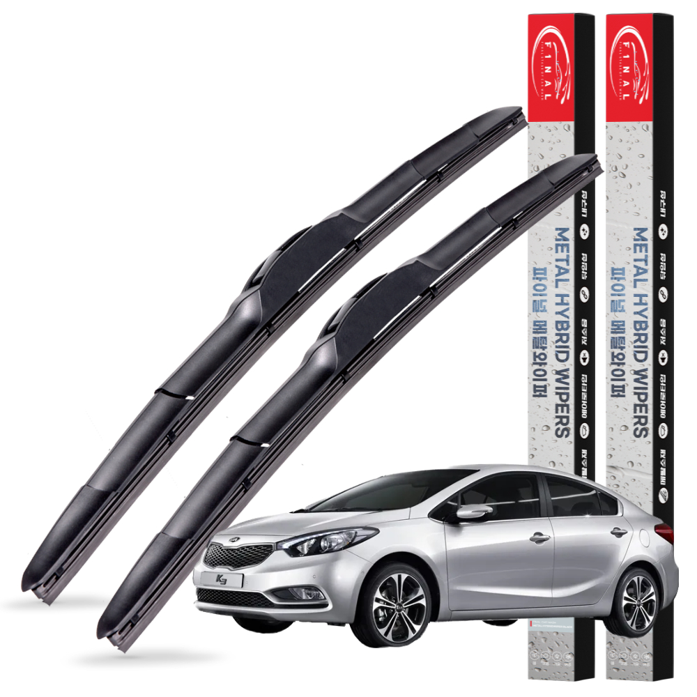 1+1 기아 K3 전차종 메탈 하이브리드 와이퍼 윈도우브러쉬 3S 650+400mm 이미지 6