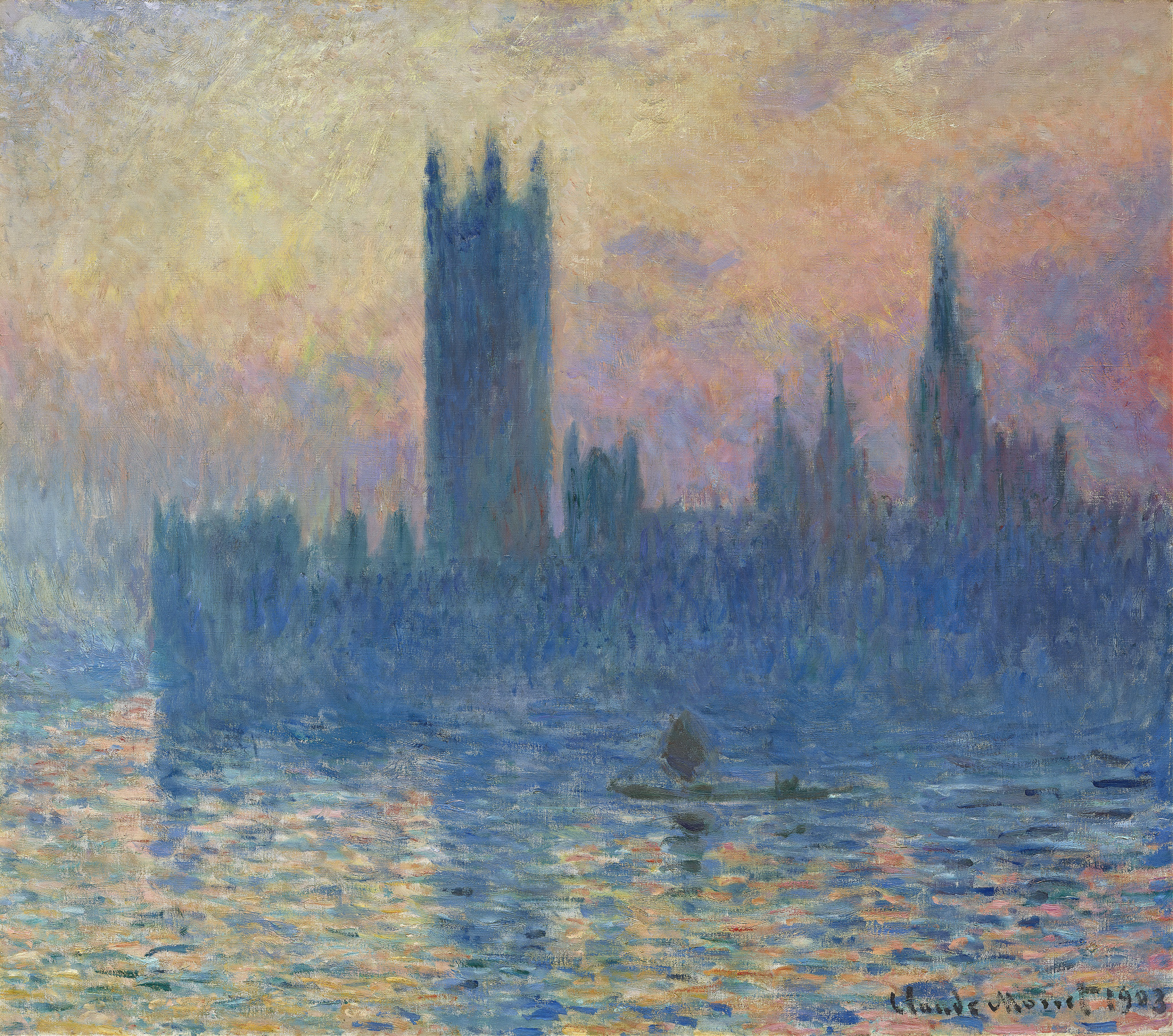The Houses of Parliament,Sunset 아트포스터 감성선물 모네 - 상품 이미지