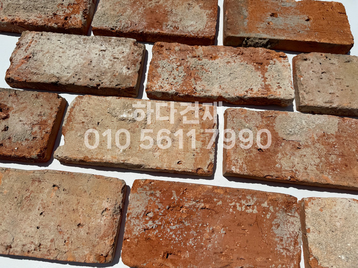 고벽돌 킹타일 240x110x20T 적고벽돌타일(홍고) / 하다건재