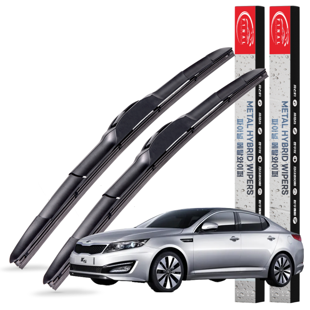 1+1 기아 K5 전차종 메탈 하이브리드 와이퍼 윈도우브러쉬 3S 650+400mm 이미지 6