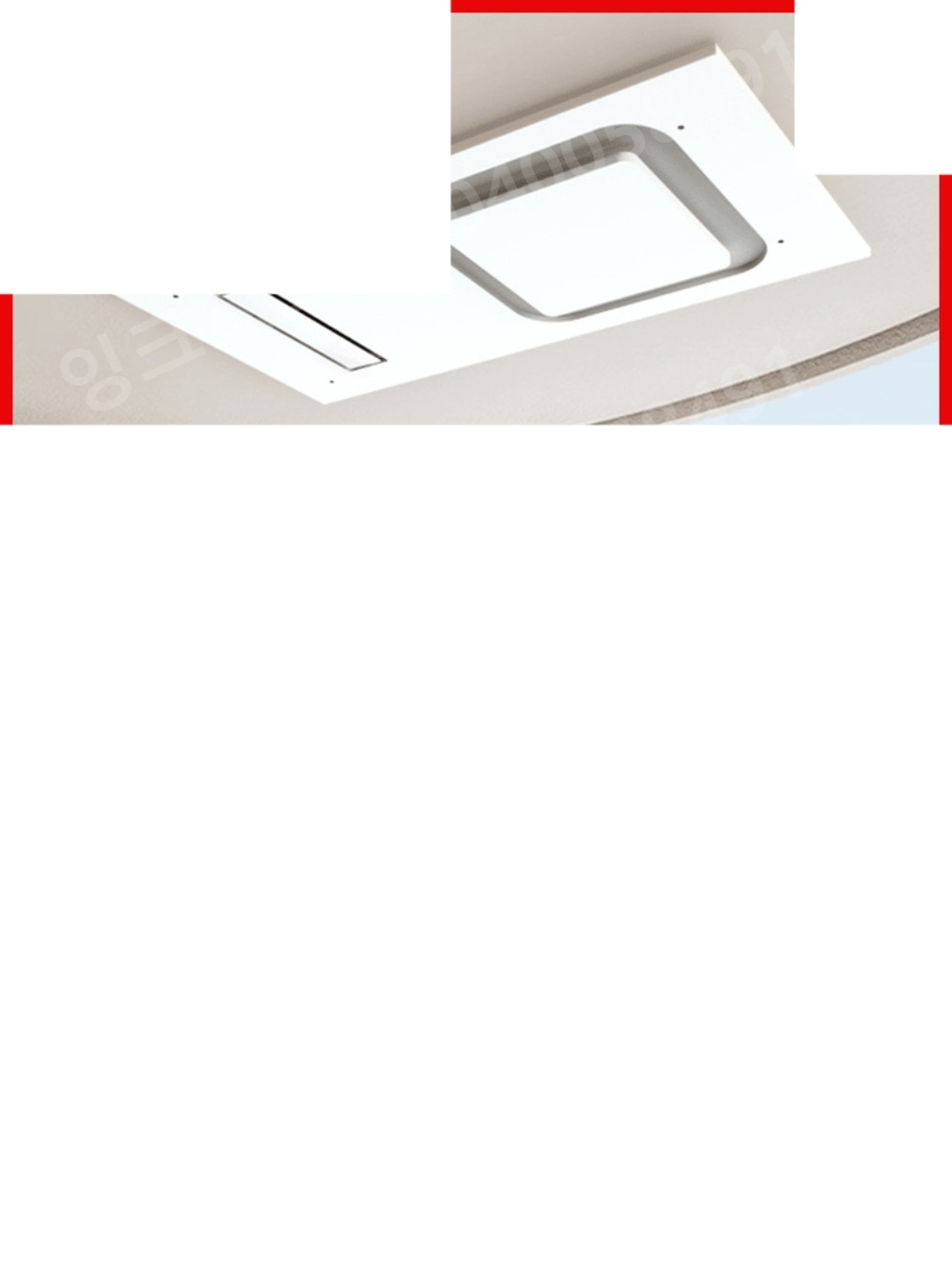 매립형 욕실히터 천장 가열 난방 기구 사각 화장실 - 상품 이미지