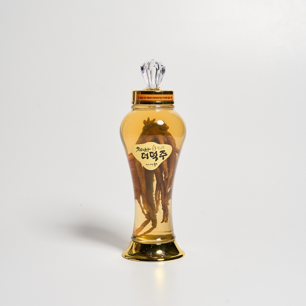 지리산 더덕주 운경 25도 1000ml 선물세트 더덕담금주 (쇼핑백,케이스포함) - 상세 이미지 3