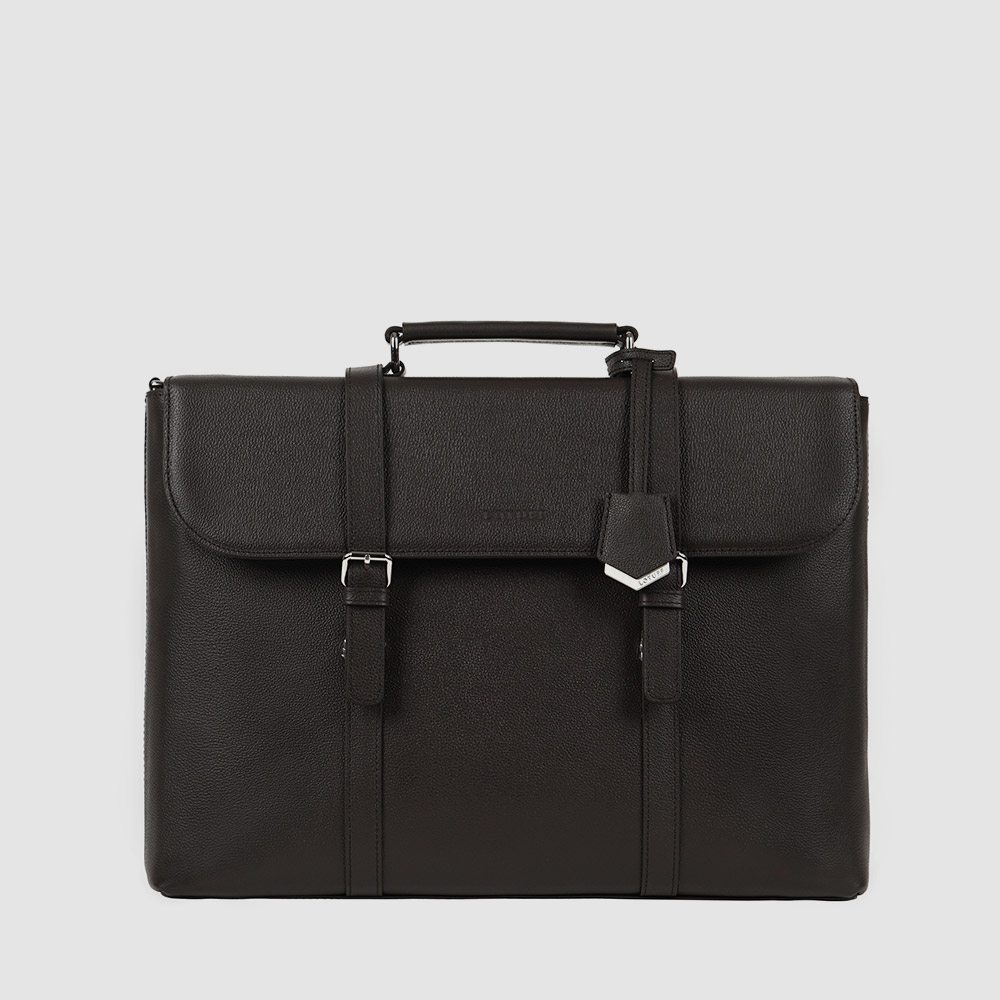 남자 가죽 서류가방 로터프 LO-0916 DBR 딥브라운 / 노트북 정장