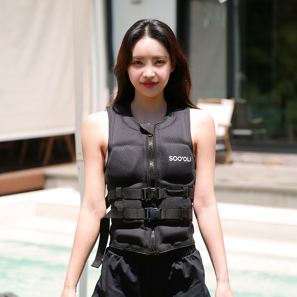 수올리 부력보조복 성인 남자 여자 워터파크 바다 물놀이 수영장 라이프자켓 - 상세 이미지 4