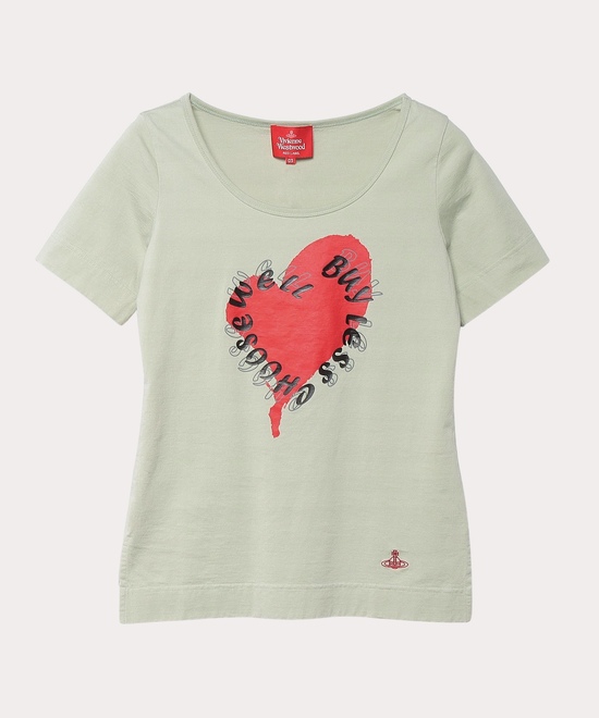 비비안웨스트우드 반팔티 BLCW HEART round neck T-shirt 506321740 - 상세 이미지 2