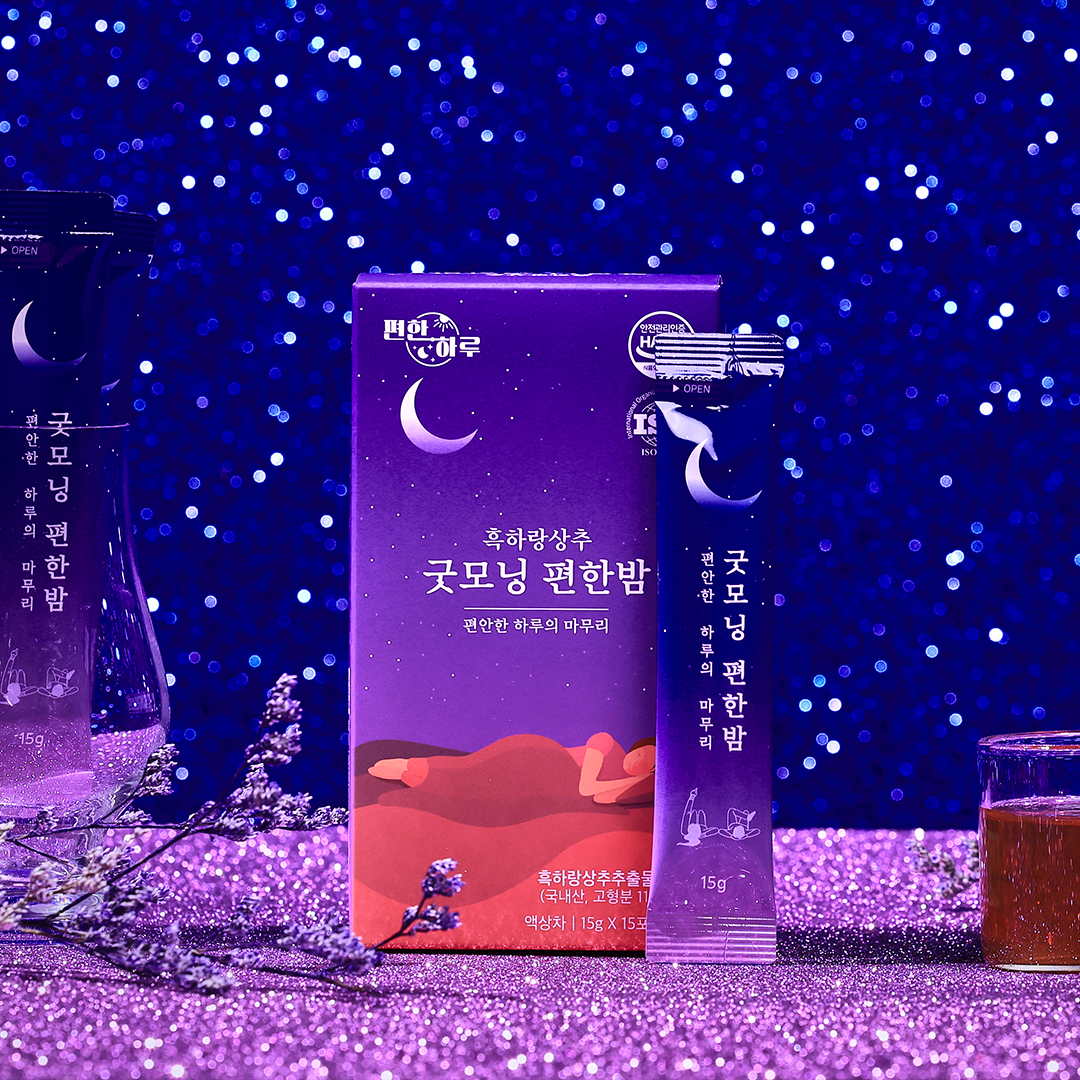 흑하랑 상추 편한하루 굿모닝편한밤 락투신 꿀잠 액상차 450g, 4개 - 상세 이미지 2