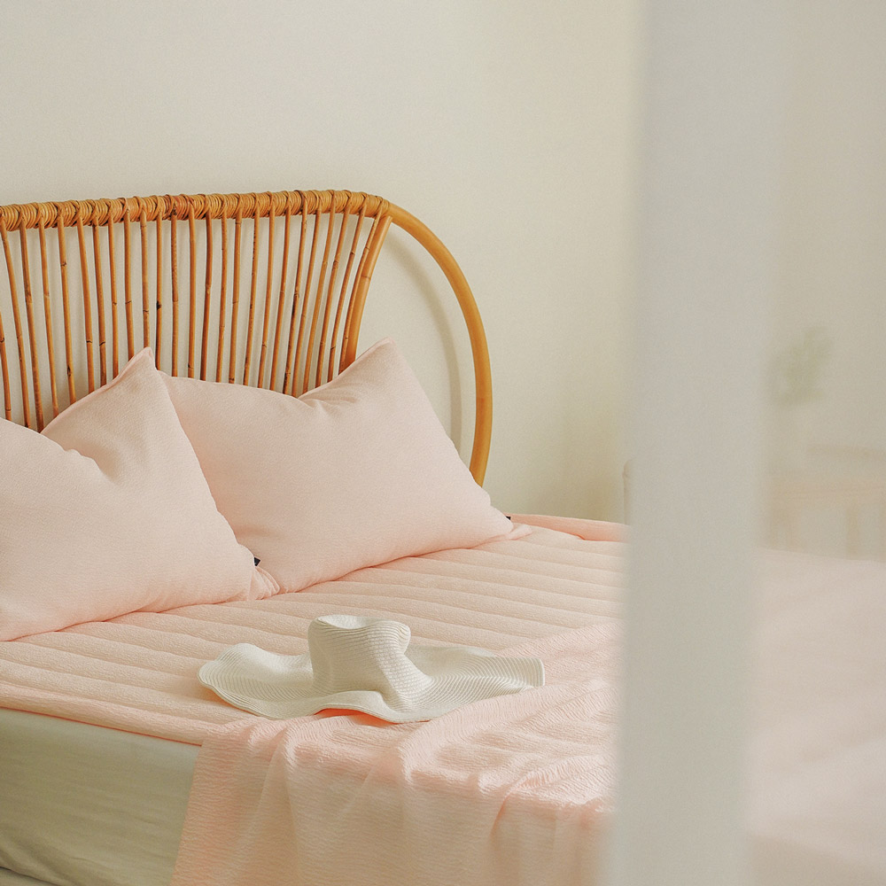 누비지오 홀리데이 시어서커 고정밴드 여름침대패드 SS