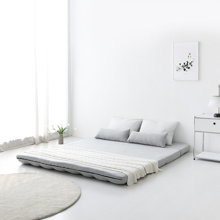 앰보 4인 좌식 소파베드 라이트그레이 6440.7584