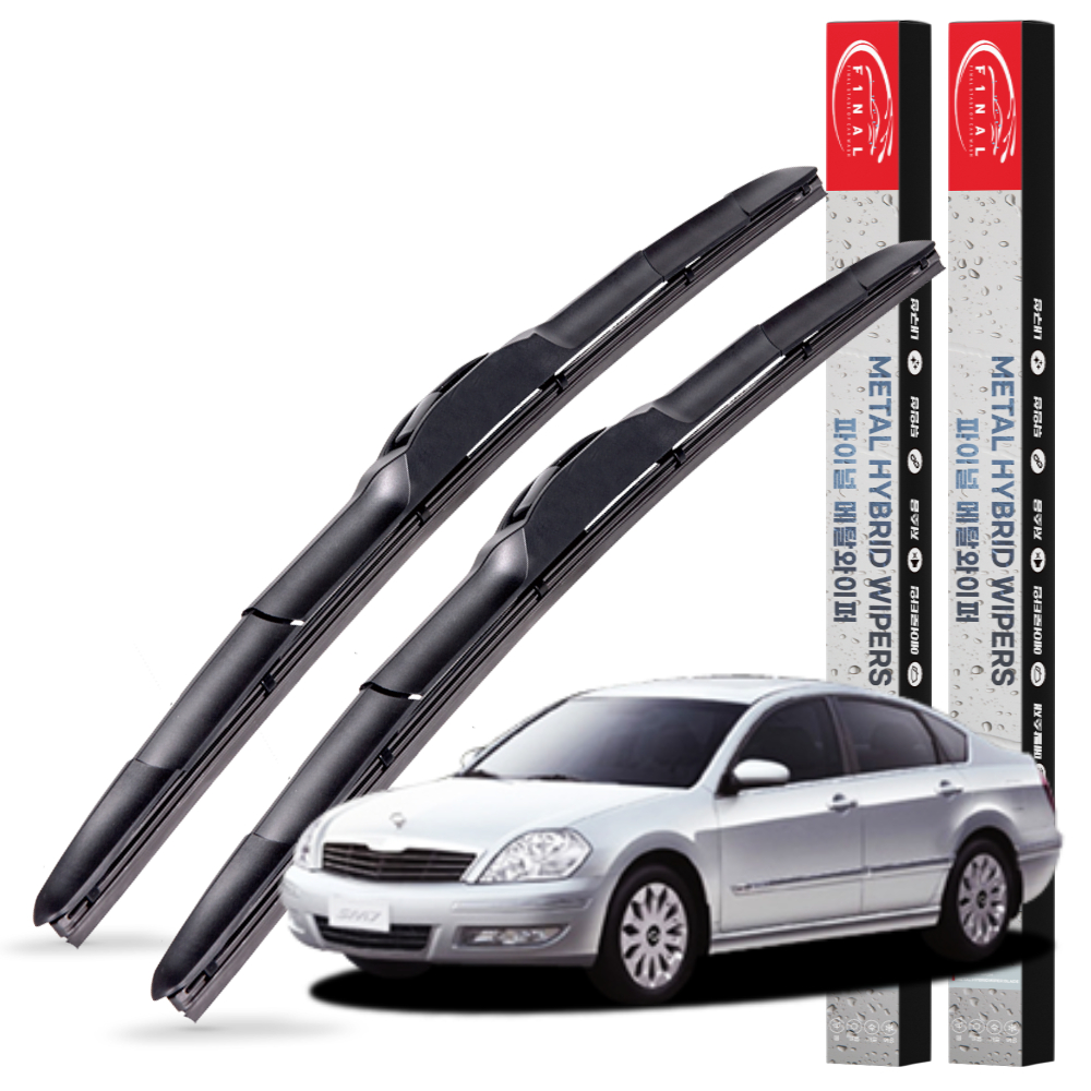 1+1 르노 SM7 전차종 메탈 하이브리드 와이퍼 윈도우브러쉬 3S 600+400mm - 상세 이미지 4