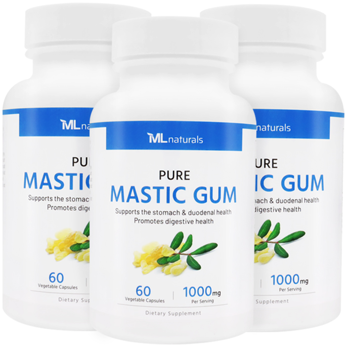 3병 마이라이프 내추럴스 매스틱검 1000mg Mastic Gum 60베지캡슐 3개월분 - 메인 이미지