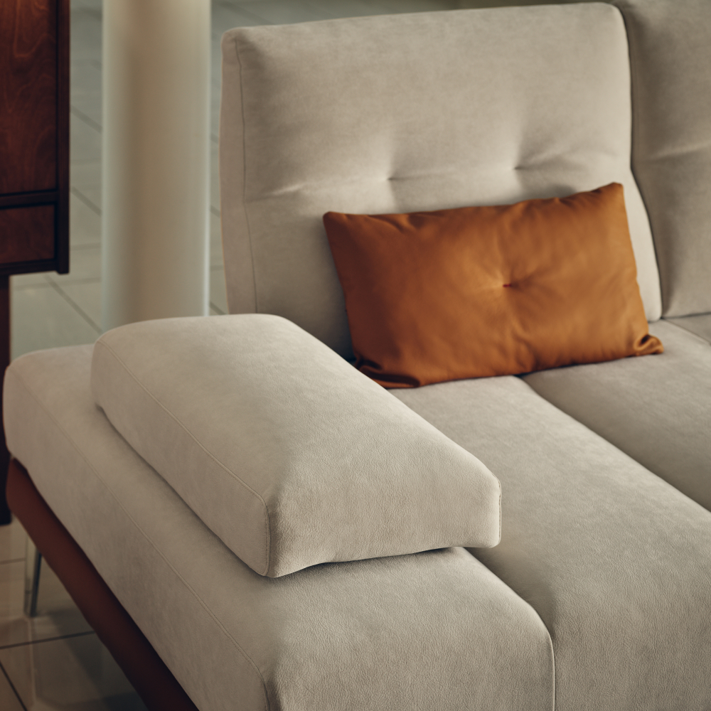 [에싸] 슈미르 3.5인 스윙기능 카시미라 패브릭 소파(크라비츠 옵션)